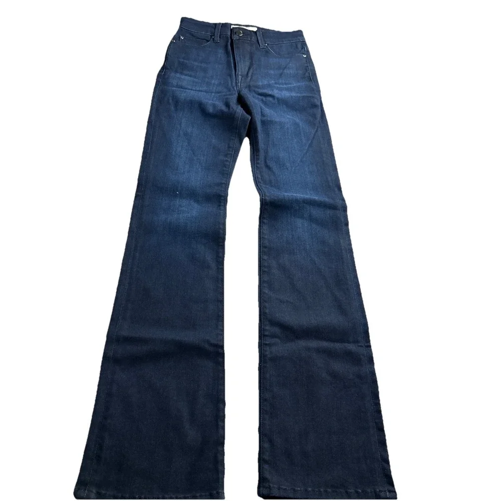 Fidelity Lily High Boot Jeans 24x32 Blue Denim - Picture 2 of 11